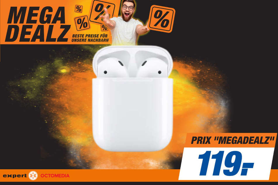 Apple AirPods (2e génération) au prix de 119 euros