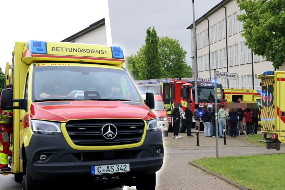 Chemnitz: Neue Details nach Evakuierung von Chemnitzer Schule: Zwei Schüler sprühten CS-Gas, 55 Personen betroffen