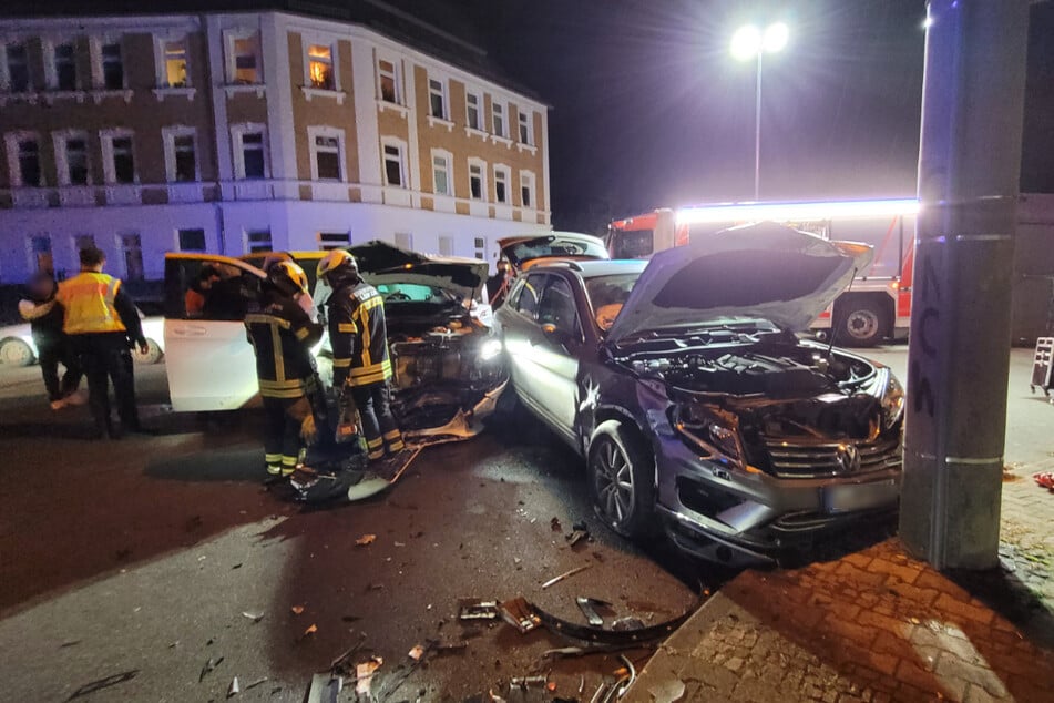 Unfall in Leipzig-Holzhausen.