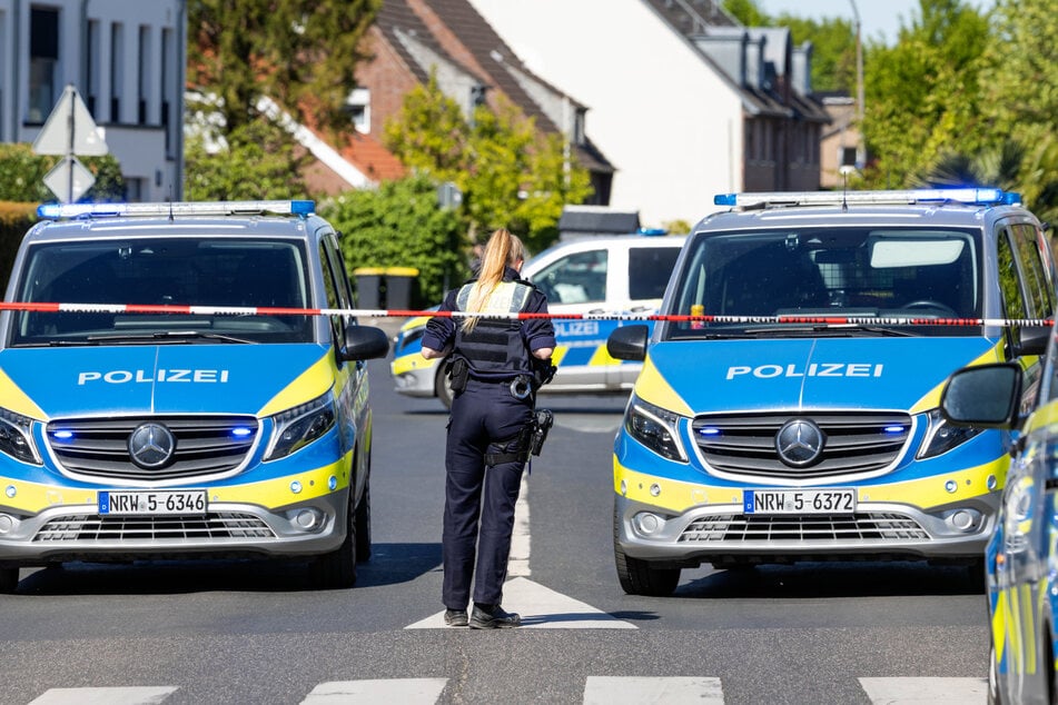 Die Polizei war mit einem Großaufgebot im Einsatz.