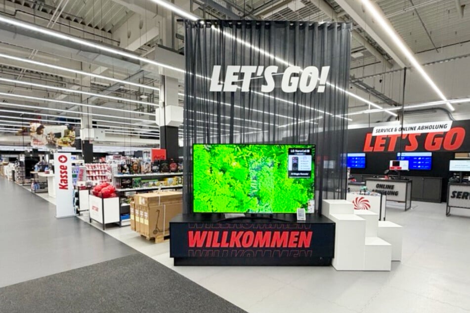 Der neue MediaMarkt Ansbach im Brücken-Center (Residenzstraße 2-6).