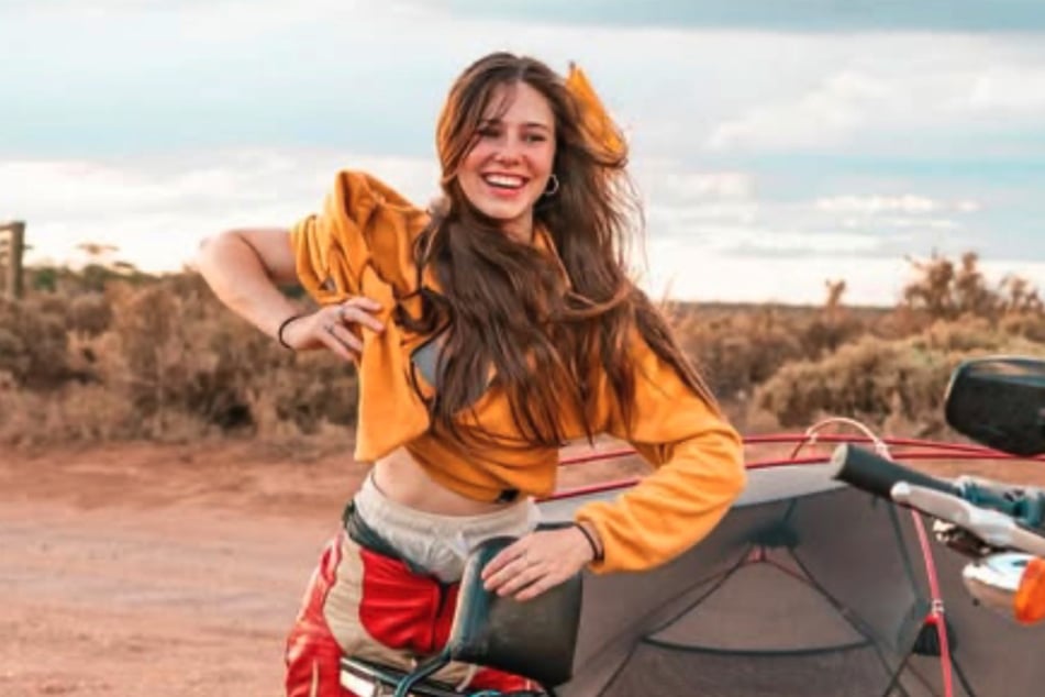 Ann-Kathrin Bendixen (25) ist durch ihre Reisen auf Motorrädern bekannt geworden.