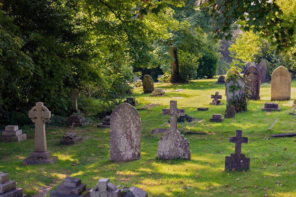 Most people go to the cemetery to commemorate the dead. Raymond James Stratford preferred to play with his toothbrush (stock image).