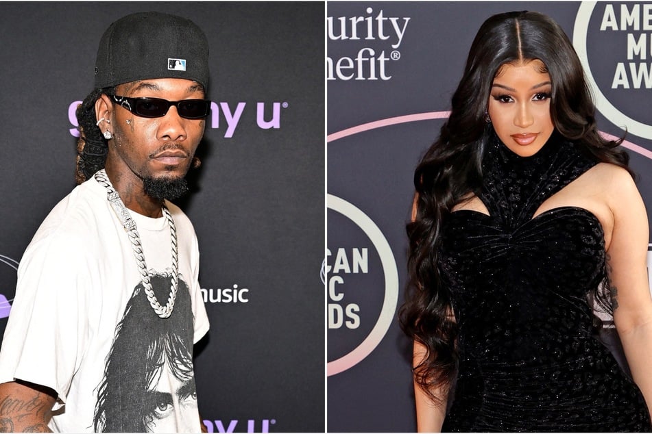 Offset (l.) has settled his IRS debt, clearing the way for the finalization his divorce from Cardi B.