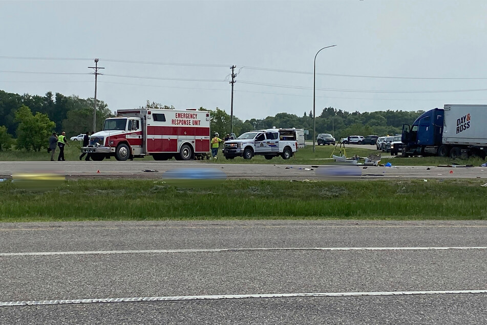 Der schwere Verkehrsunfall passierte auf einem Abschnitt des Trans-Canada Highway bei Carberry.