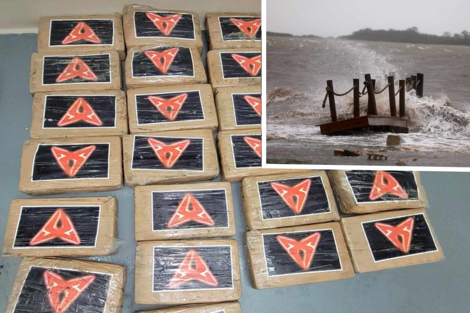 Tropical Storm Debby blows pouring rain and $1 million of cocaine onto Florida beach