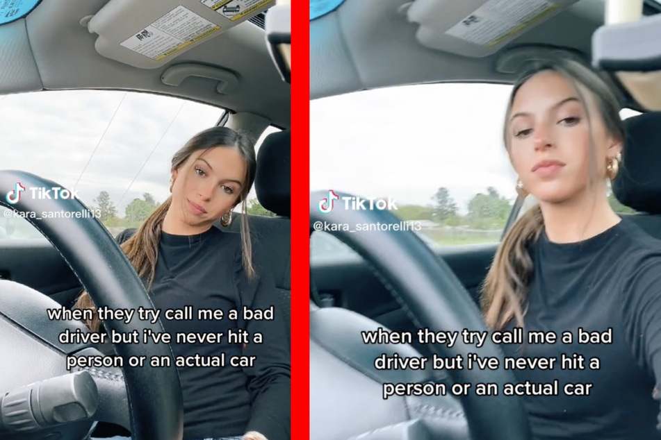 In einem TikTok-Video hatte sich Kara Santorelli (18) wenige Tage vor dem Unfall zu ihren Fahrkünsten geäußert.