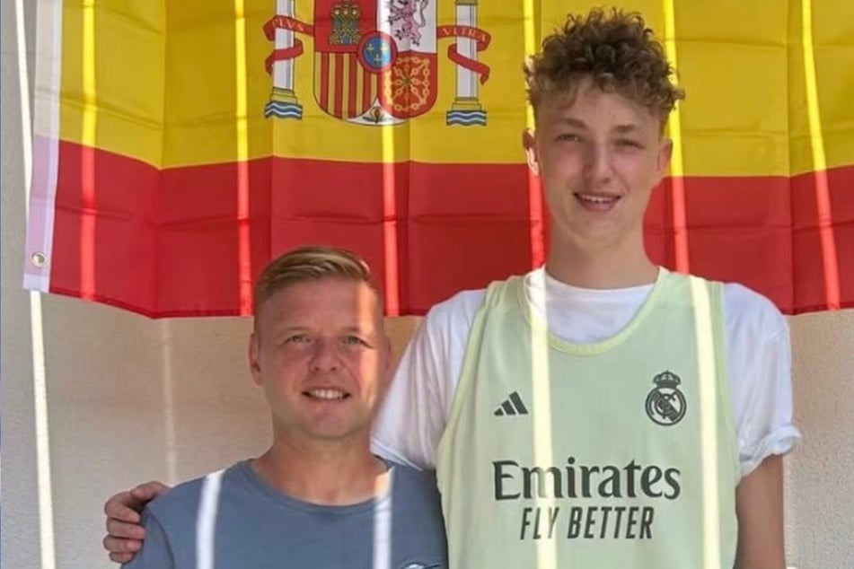 VFC-Nachwuchs Michael Kögler (l.) wünscht seinem Ex-Schützling Finn Thönelt nur das Beste bei Real Madrid.