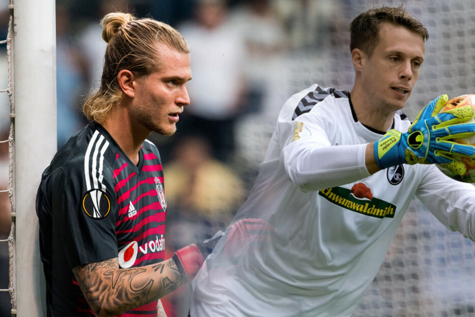 Loris Karius (l) ist bei Hertha BSC offenbar kein Thema. Kommt Freiburgs Alexander Schwolow (r)?