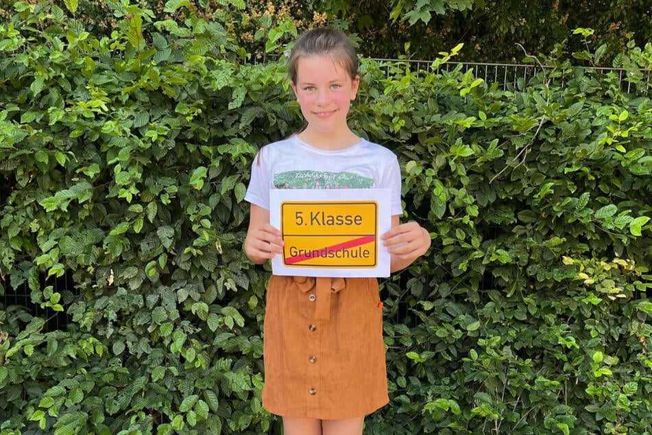 Celina Wollny (9) wird im August die weiterführende Schule besuchen.