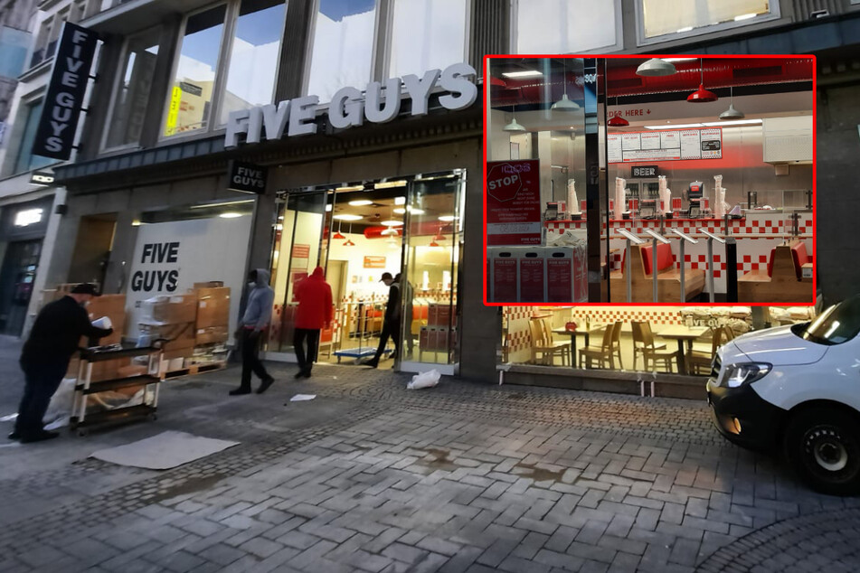 Köln: Five Guys am Kölner Neumarkt öffnet Montag: Hier verraten wir die Burger-Preise