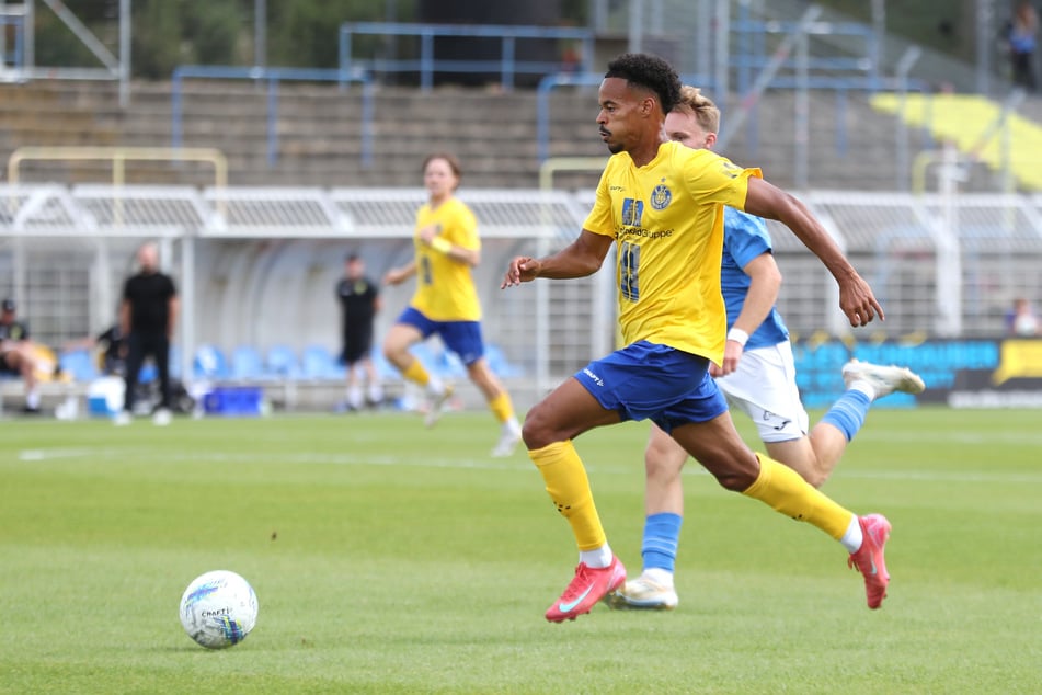 Nicht zu stoppen: "Ayo" Adetula traf gegen Luckenwalde dreimal.