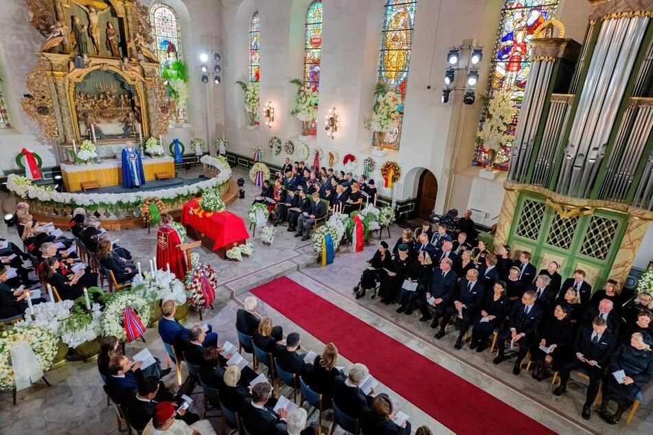 In der Kathedrale von Oslo fand der Trauergottesdienst statt.
