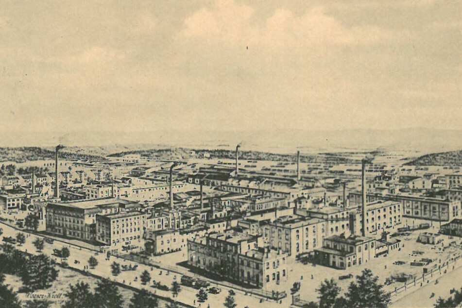 Die Chemische Fabrik von Heyden im Jahr 1899.