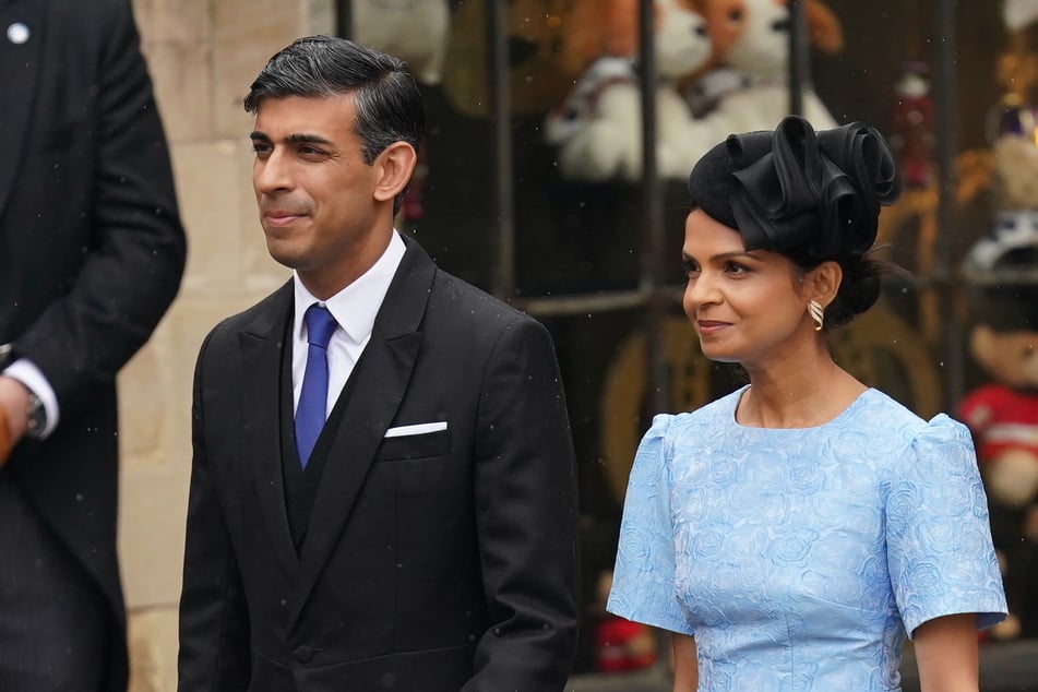 Der britische Premierminister, Rishi Sunak (42), und seine Frau, Akshata Murty (43).