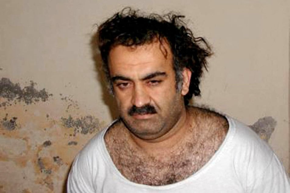 This photo obtained March 1, 2003, shows Khalid Sheikh Mohammed, alleged organizer of the September 11, 2001 attacks, shortly after his capture.