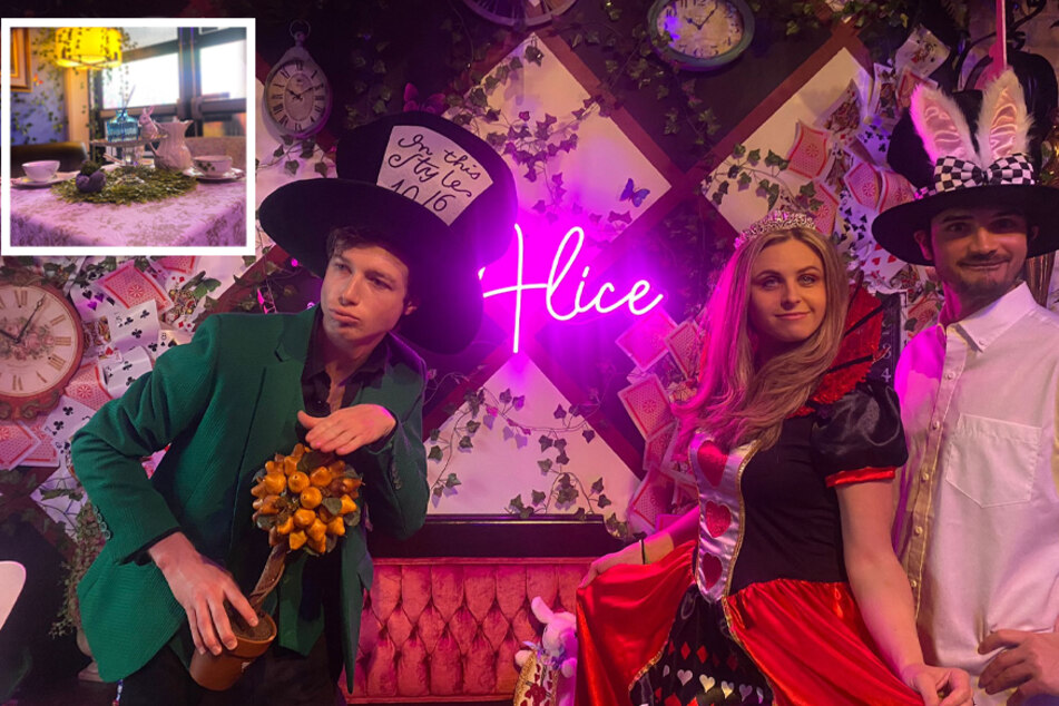 The Alice Immersive Cocktail Experience is led by less-than-truthful characters from Alice in Wonderland who guide guests to boozy bliss.