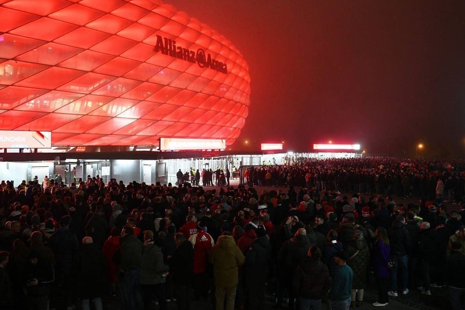 In der Allianz Arena gab es einen medizinischen Notfall.