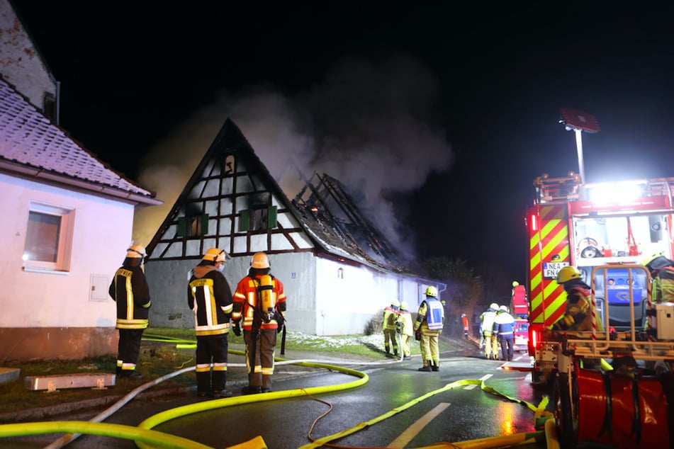 Das Haus in Neustadt an der Aisch wurde völlig zerstört.
