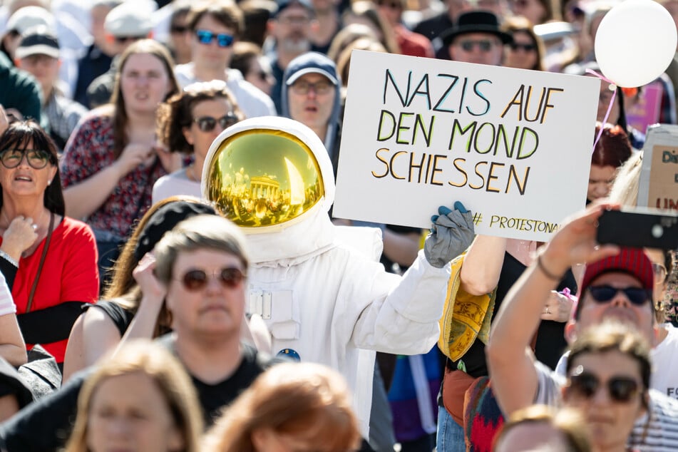 Die Botschaft ist klar: Nazis sind nicht erwünscht.