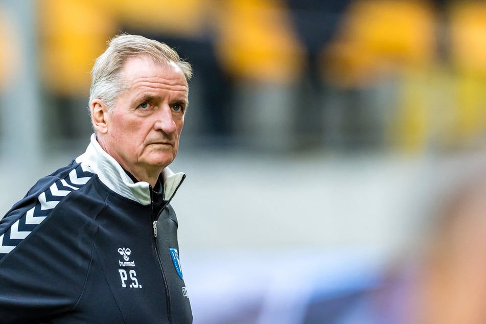 FCM-Coach Petrik Sander (65) sah eine Magdeburger Mannschaft, die nicht an das gewohnte Level herankam.