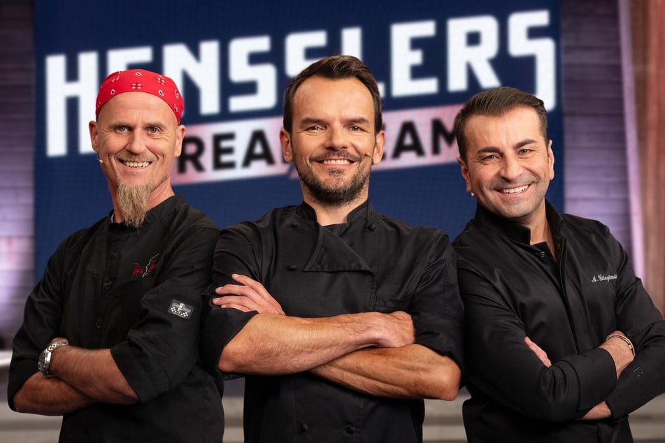 Ralf Zacherl (54), Steffen Henssler (53) und Ali Güngörmüş (48) sind das Dreamteam.