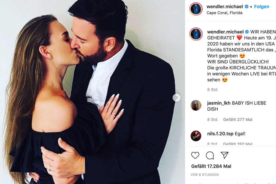Michael Wendler und Laura Müller haben sich endlich getraut