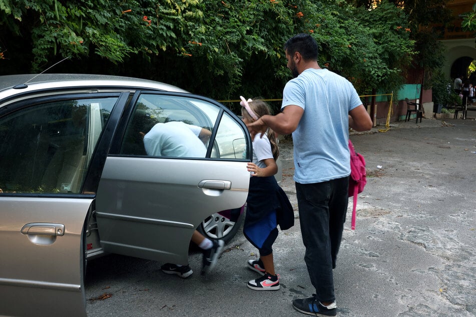 Schools in areas targeted by Israel were shut on Monday.