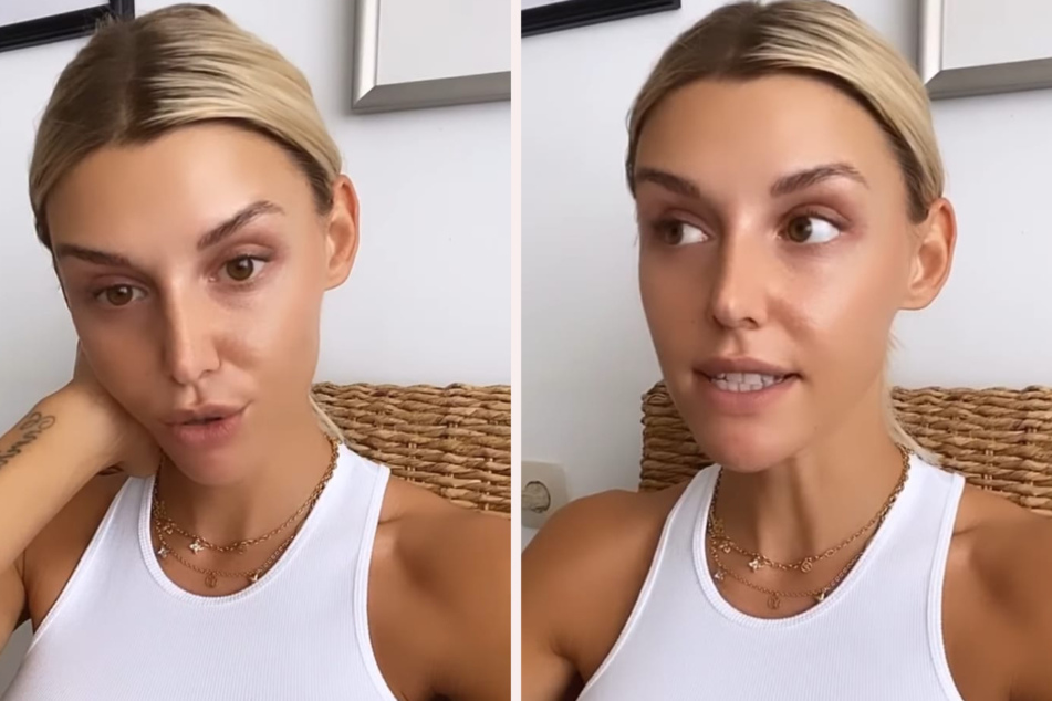 Gerda Lewis (27) hat sich nach einer mehrwöchigen Pause wieder bei Instagram gemeldet. (Fotomontage)