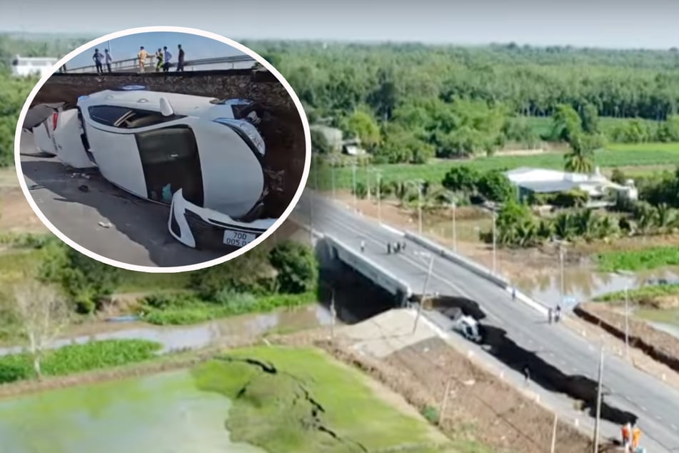 It was still brand new: bridge partially collapses, seven people injured