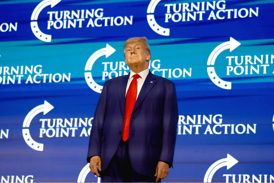 Donald Trump gave a speech over the weekend at the Turning Point Action Conference, where he described America as a "hellhole" run by "perverts."