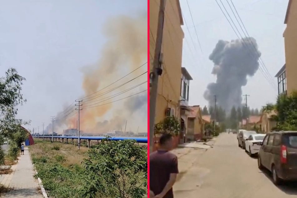 Five killed in huge explosion at Chinese chemical plant