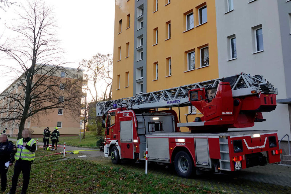 Chemnitz: Wohnungsbrand in Chemnitz: Rentnerin (83) schwer verletzt, Polizei findet Cannabispflanze
