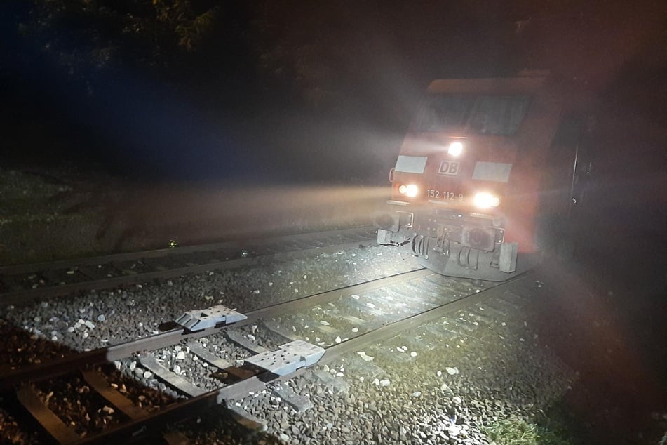 Der zweite Güterzug konnte glücklicherweise vor dem Zusammenstoß stoppen.