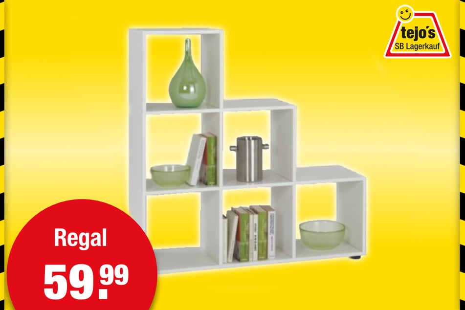 Regal für 59,99 Euro.