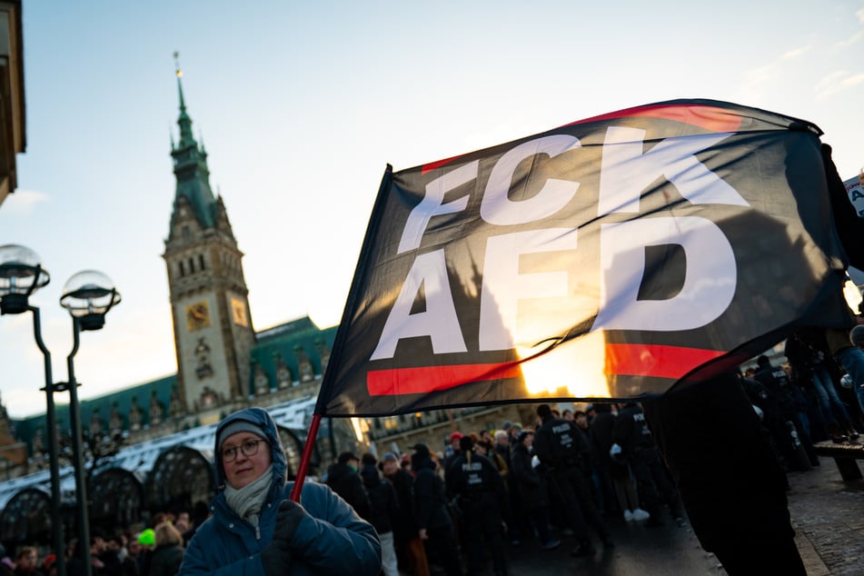 Bereits Anfang 2024 gab es in Hamburg große Proteste gegen die AfD. (Archivbild)