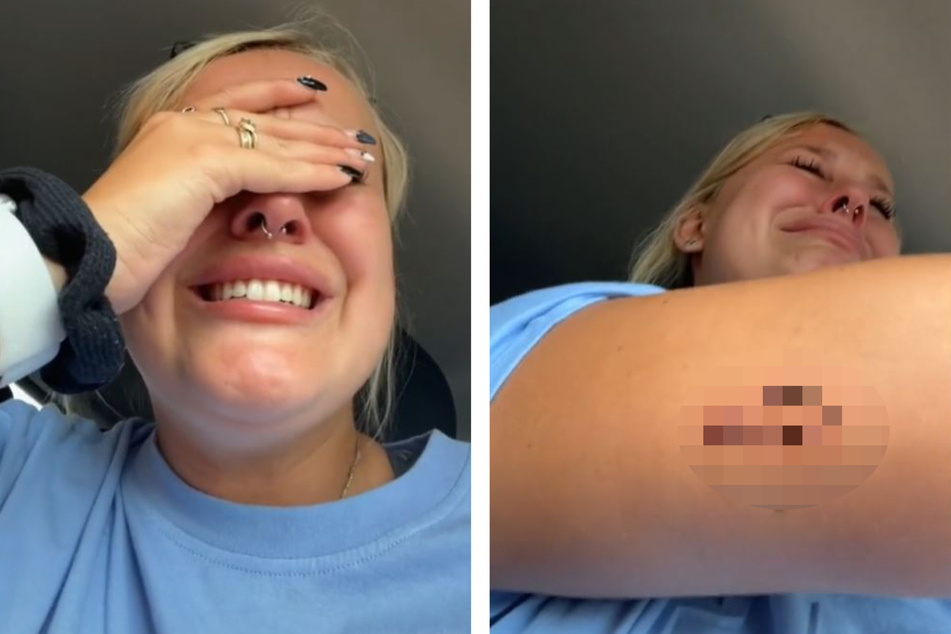 Als diese Frau ihr neues Tattoo sieht, muss sie eine Stunde lang weinen
