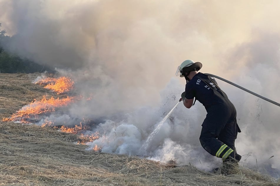 Waldbrand an den Boberger Dünen löst Großeinsatz der Feuerwehr aus