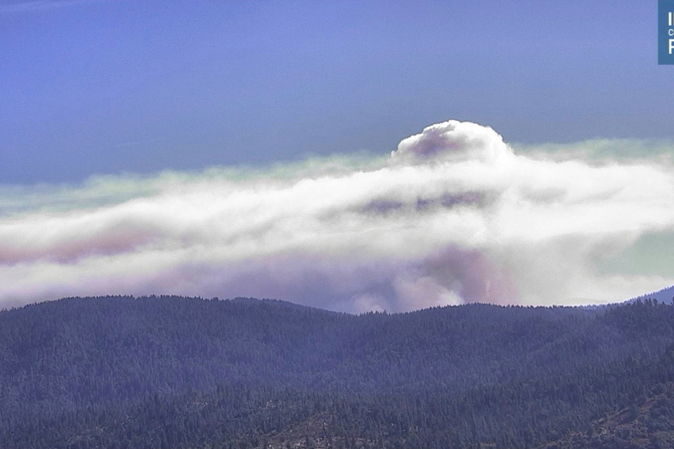 Firefighters battle blaze threatening sequoias in Yosemite Park