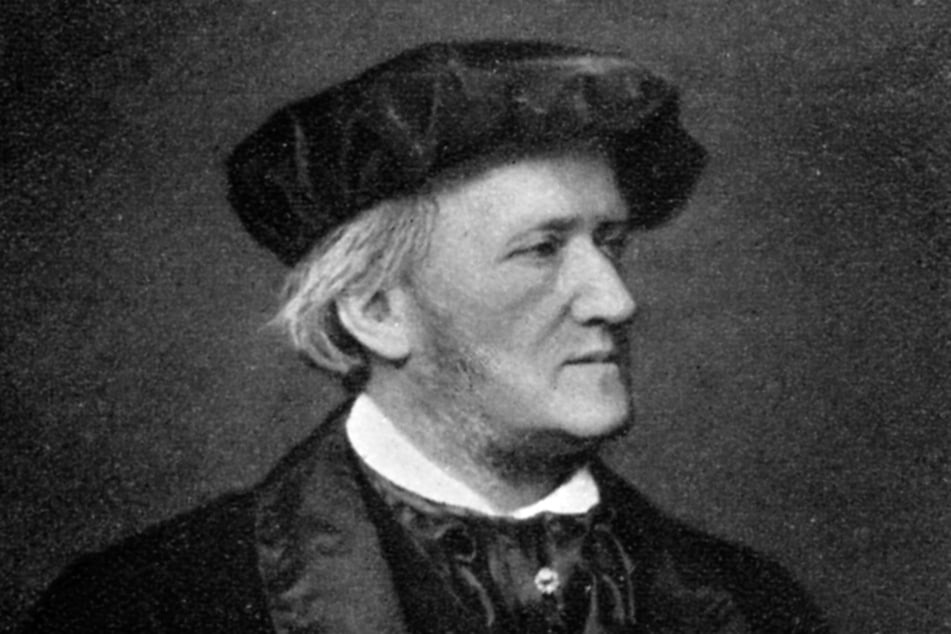 Richard Wagner (1813-1883) in einer historischen Abbildung.