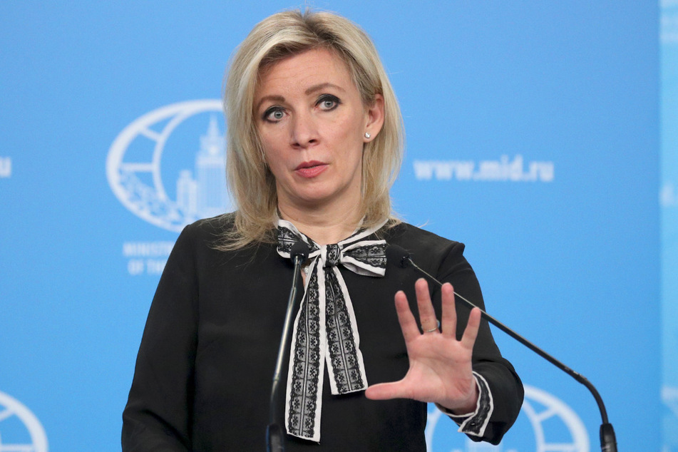 Marija Sacharowa (46) ist Sprecherin des russischen Außenministeriums.