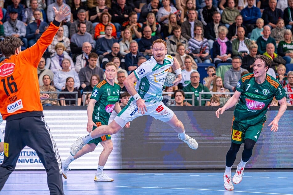 Leipzigs Tomas Piroch mit viel Feingefühl im Handgelenk.