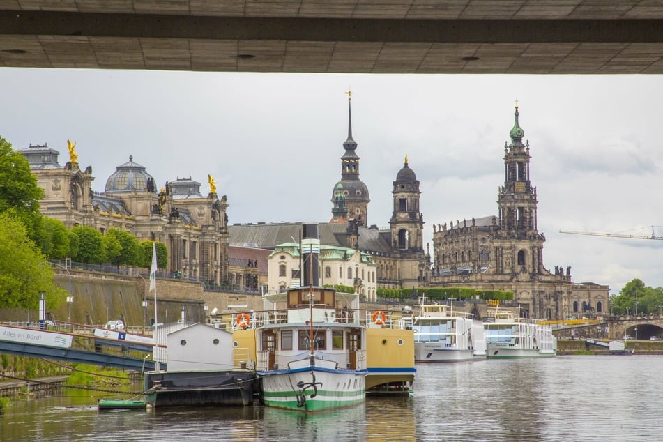 Die Schiffe am Terassenufer gehören eigentlich zum Stadtbild. Bleibt Dresden die Weiße Flotte erhalten?