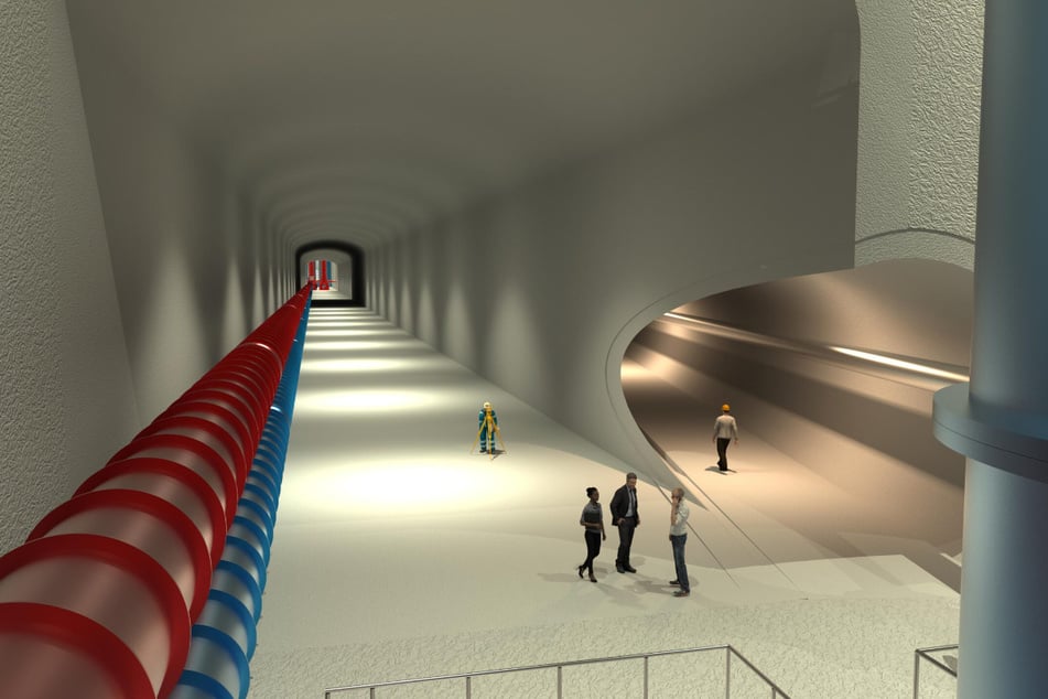 So könnte das Einstein-Teleskop einmal aussehen.