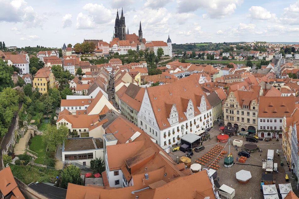 Die Domstadt Meißen - im September entscheidet sich, wer als Oberbürgermeister ins Rathaus einzieht.