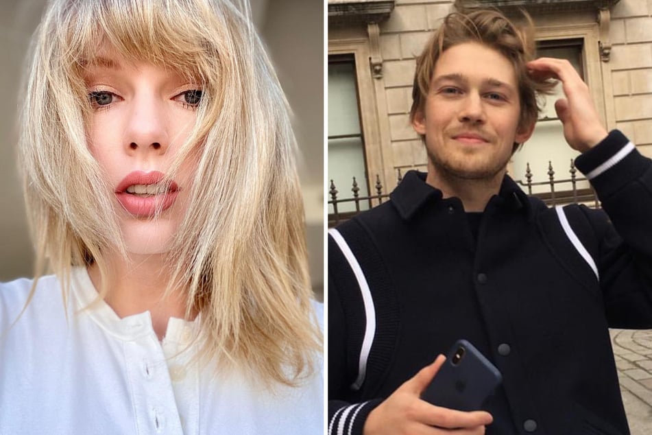Taylor Swift (l) has been dating British actor Joe Alwyn since 2016.