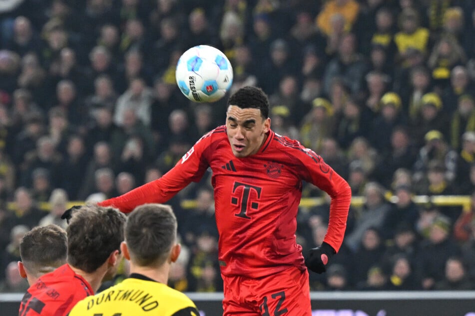 Kopfballungeheuer Jamal Musiala? An diesem Abend im Signal Iduna Park sehr zur Freude des FC Bayern ohne Zweifel!