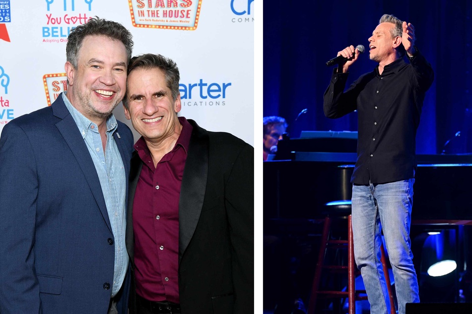 TAG24 spoke with (from l. to r.) benefit Voices: Stars for Foster Kids creators James Wesley and Seth Rudetsky and Broadway star Adam Pascal.