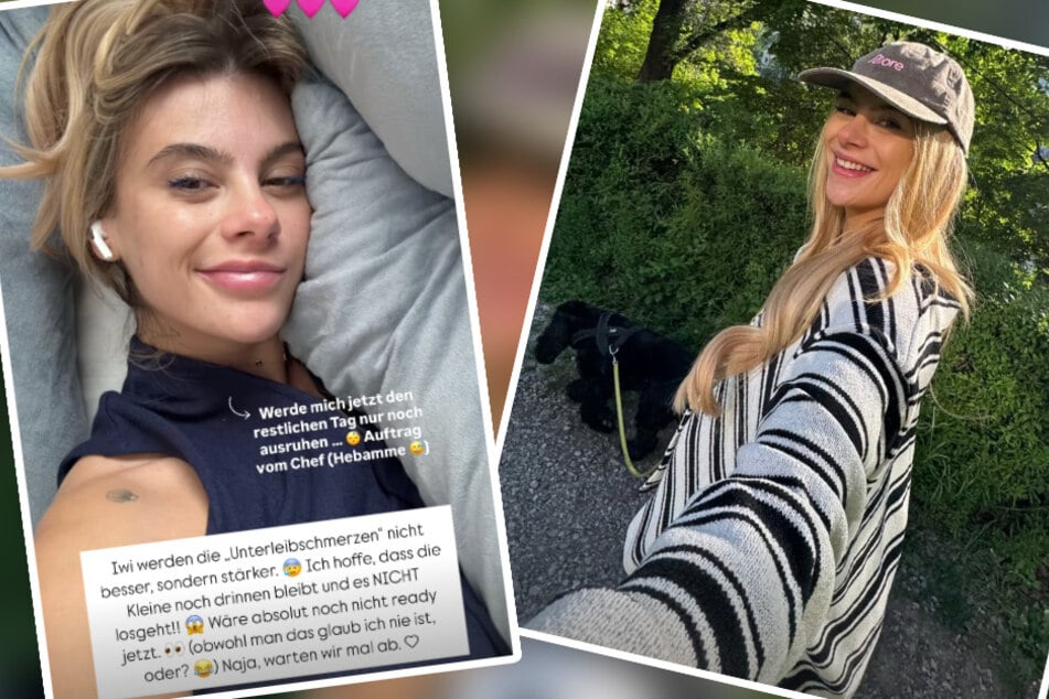 Für Model Romina Palm heißt es derzeit vermehrt Ausruhen und Kräfte sparen.