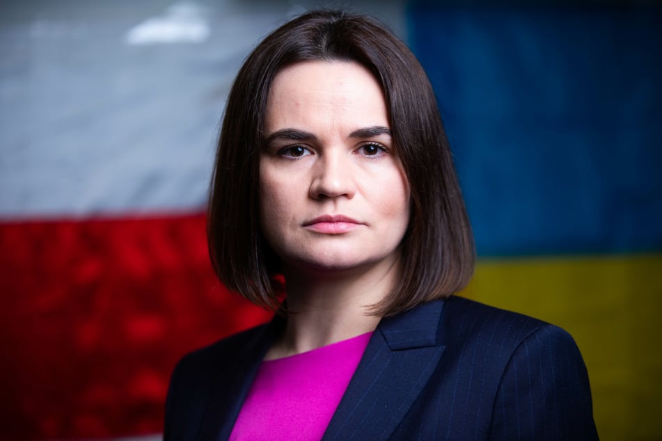 Die belarussische Oppositionsführerin Swetlana Tichanowskaja (39).